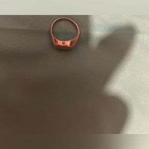 Tiffany and Company white gold pinky ring size 4